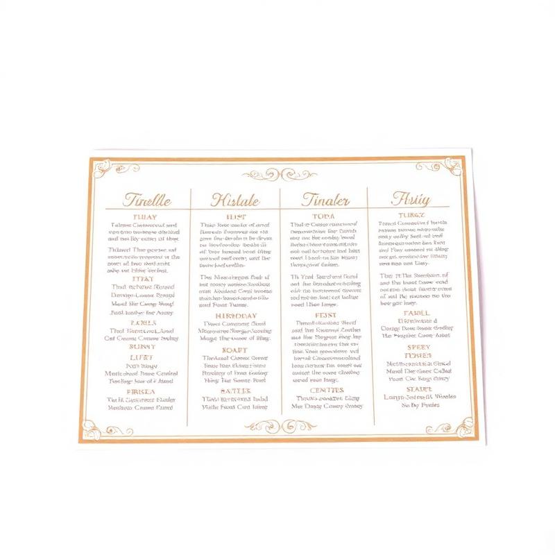 Event Schedules