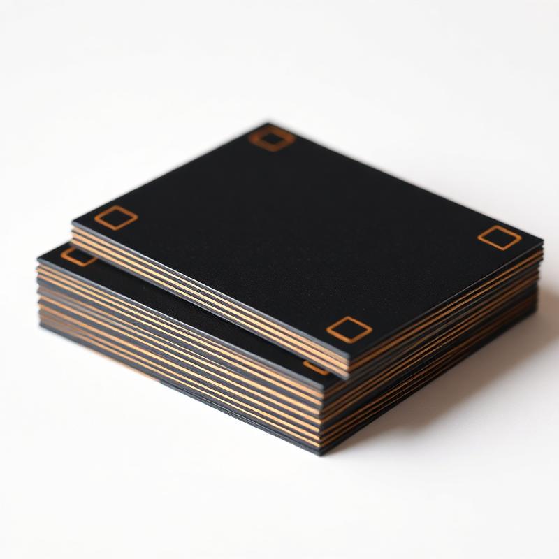 Stack of printed visiting cards