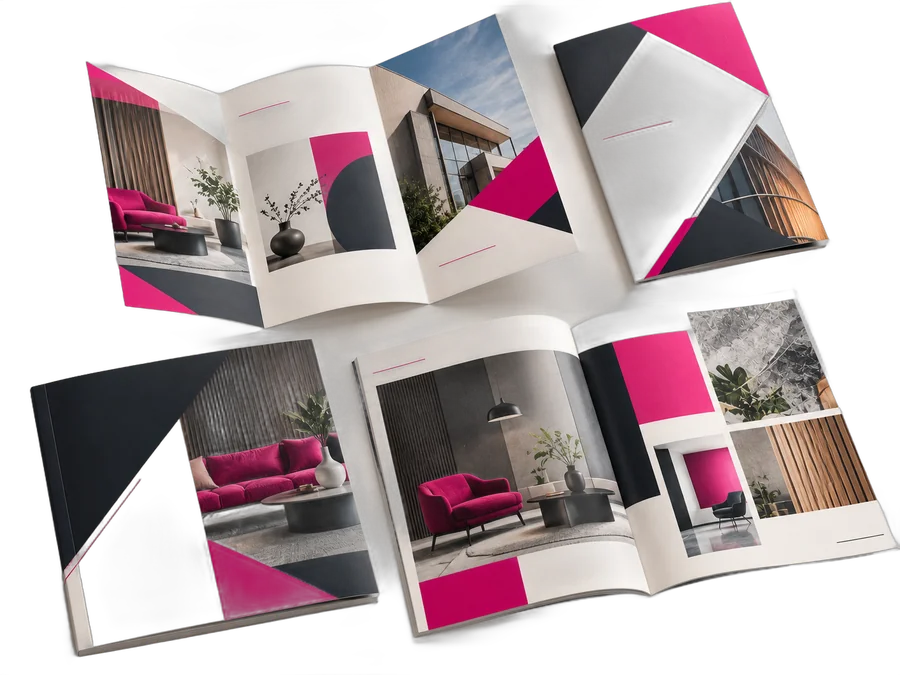 Printed brochures and company profiles