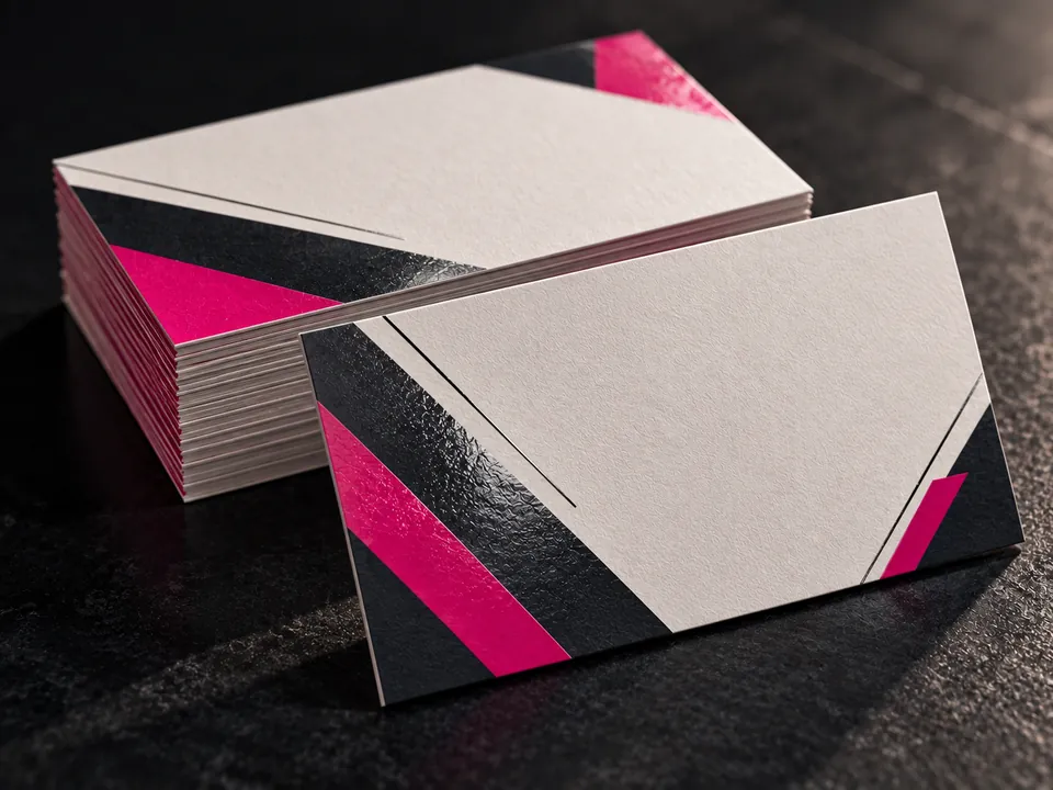 Premium visiting cards printed in Jaipur